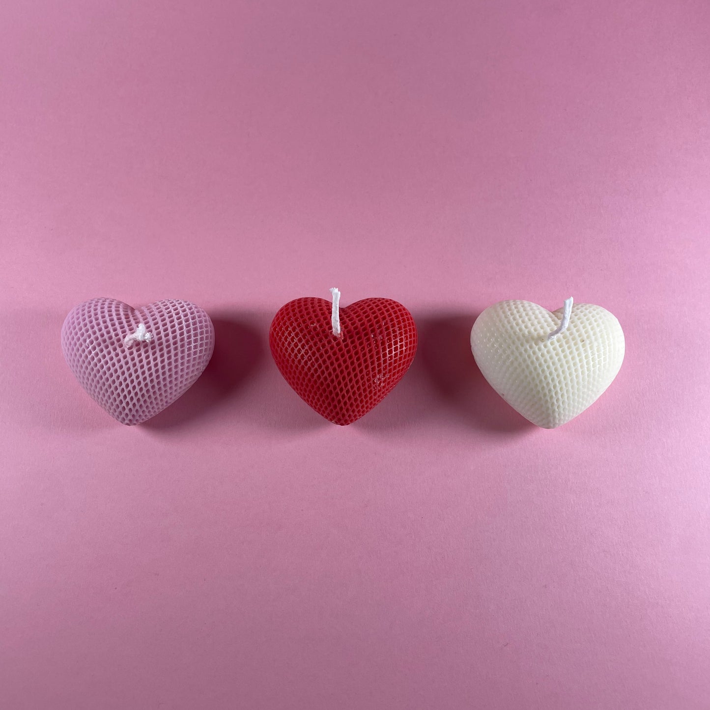 Set de Velas de Corazón Pequeñas